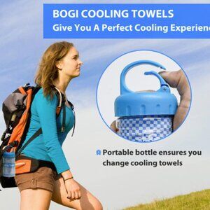 Green Cooling Towel for Men, Women, Kids or Pets